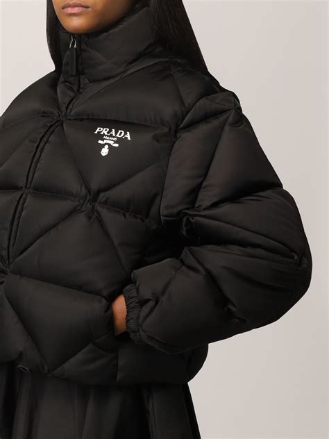 prada coat jacket|Prada nylon jacket women's.